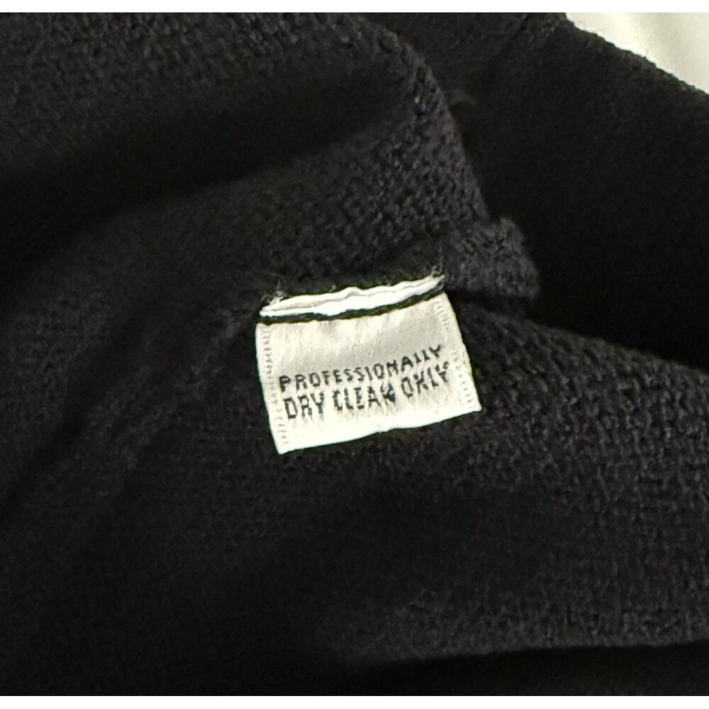 St John Basics Black Santana Knit Pencil Skirt Womens Size 14 Elastic Waist - Picture 7 of 8